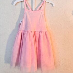 Toughskins 18 Months Baby Pink Dress Criss Cross Straps Tulle Tutu For Baby Girl